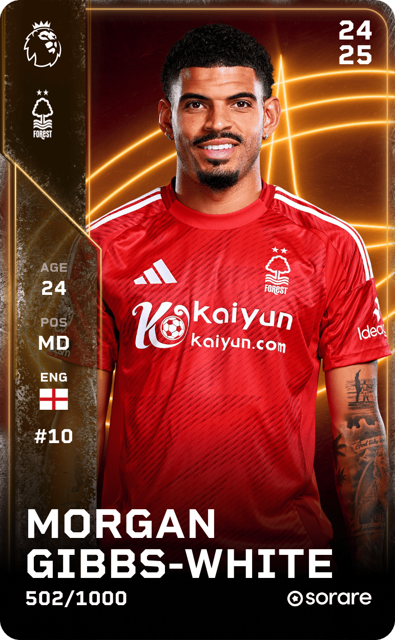 Morgan Gibbs-White 2024-25 • Limited 502/1000