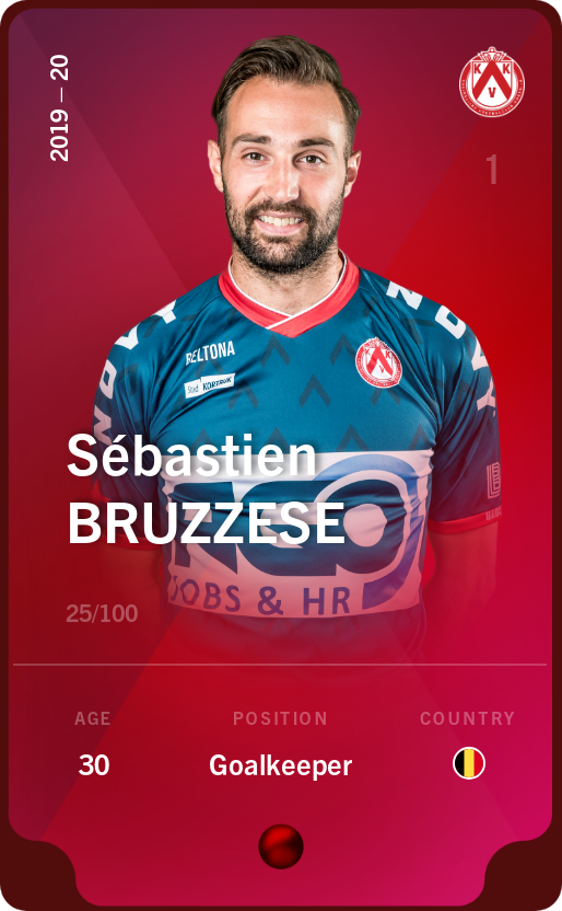 Sorare - Sorare Official - Sébastien Bruzzese 2019-20 • Rare 25/100 - NFT # 42171366853474033351283444162119149667693141274523408313304902045790540039741