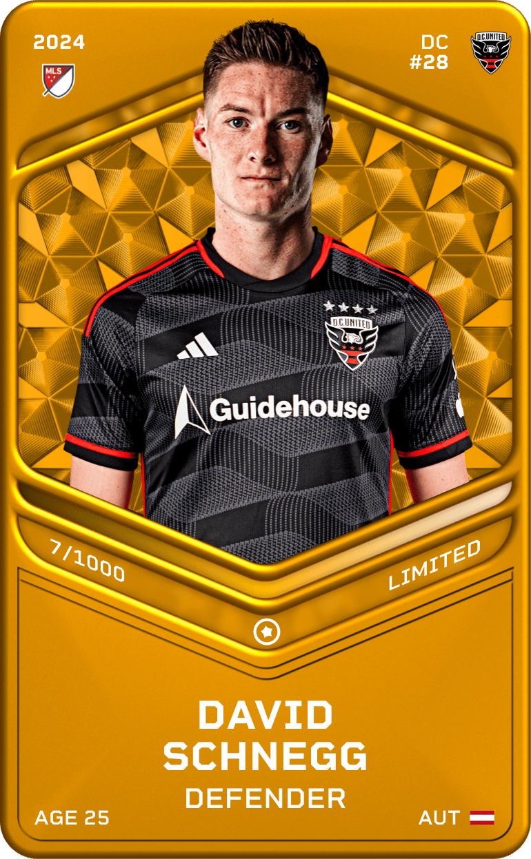 David Schnegg 2024-25 • Limited 7/1000