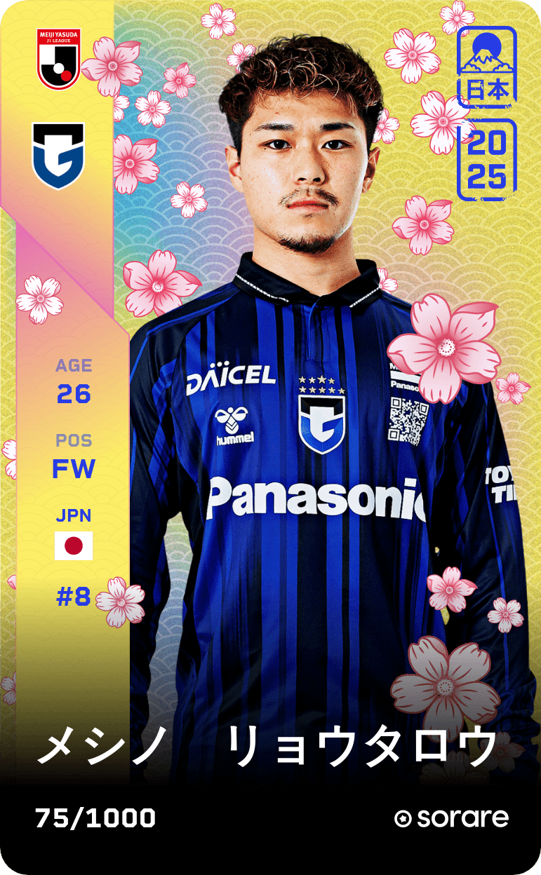 Ryotaro Meshino 2025-26 • Limited 75/1000