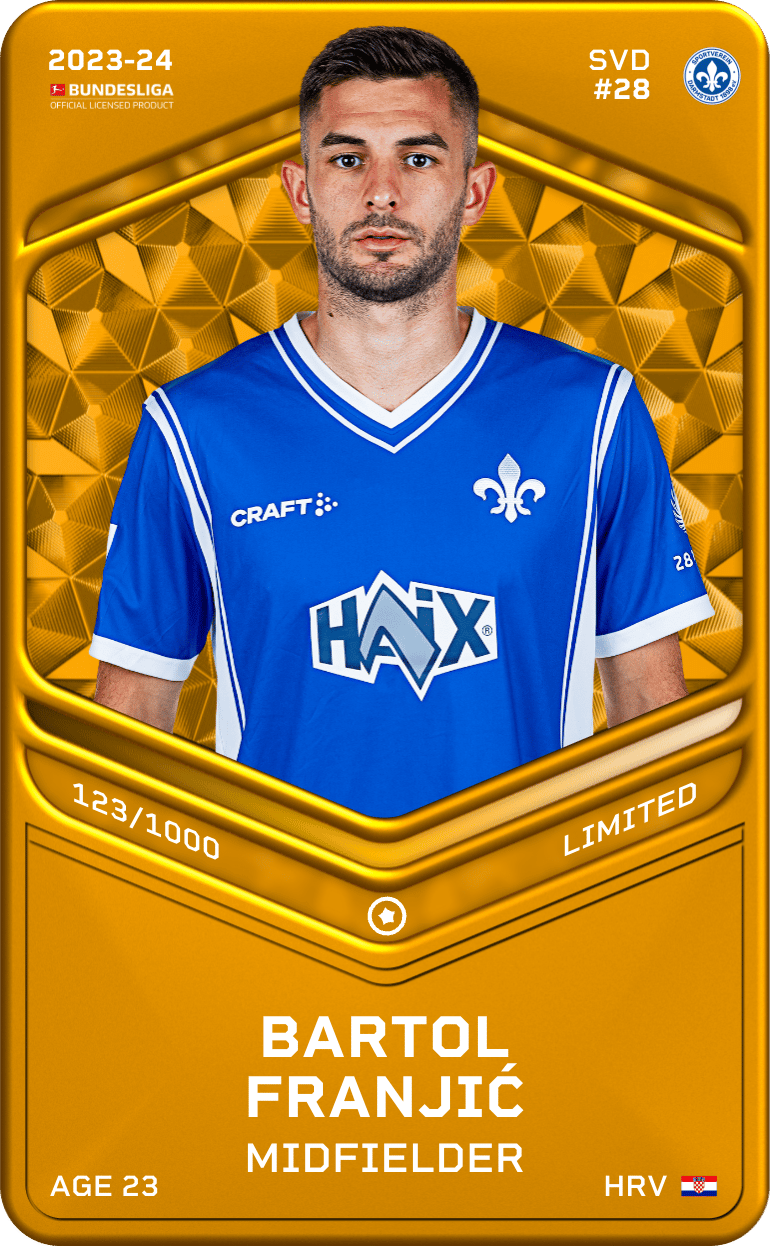 Bartol Franjić 2023-24 • Limited 123/1000