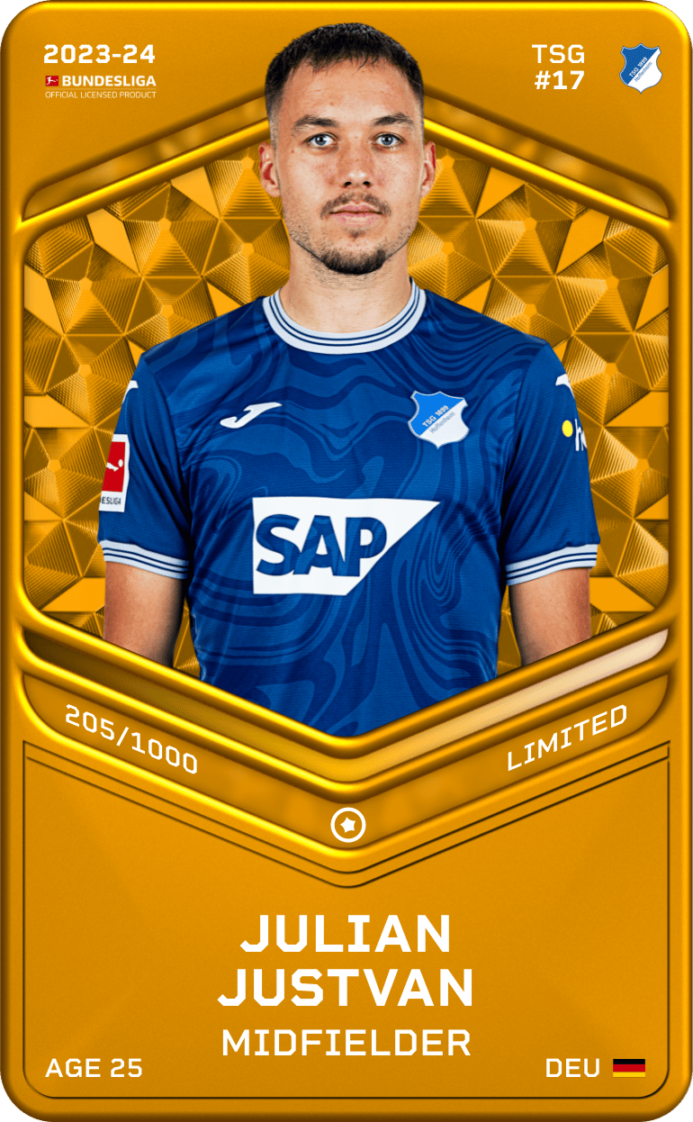Julian Justvan 2023-24 • Limited 205/1000