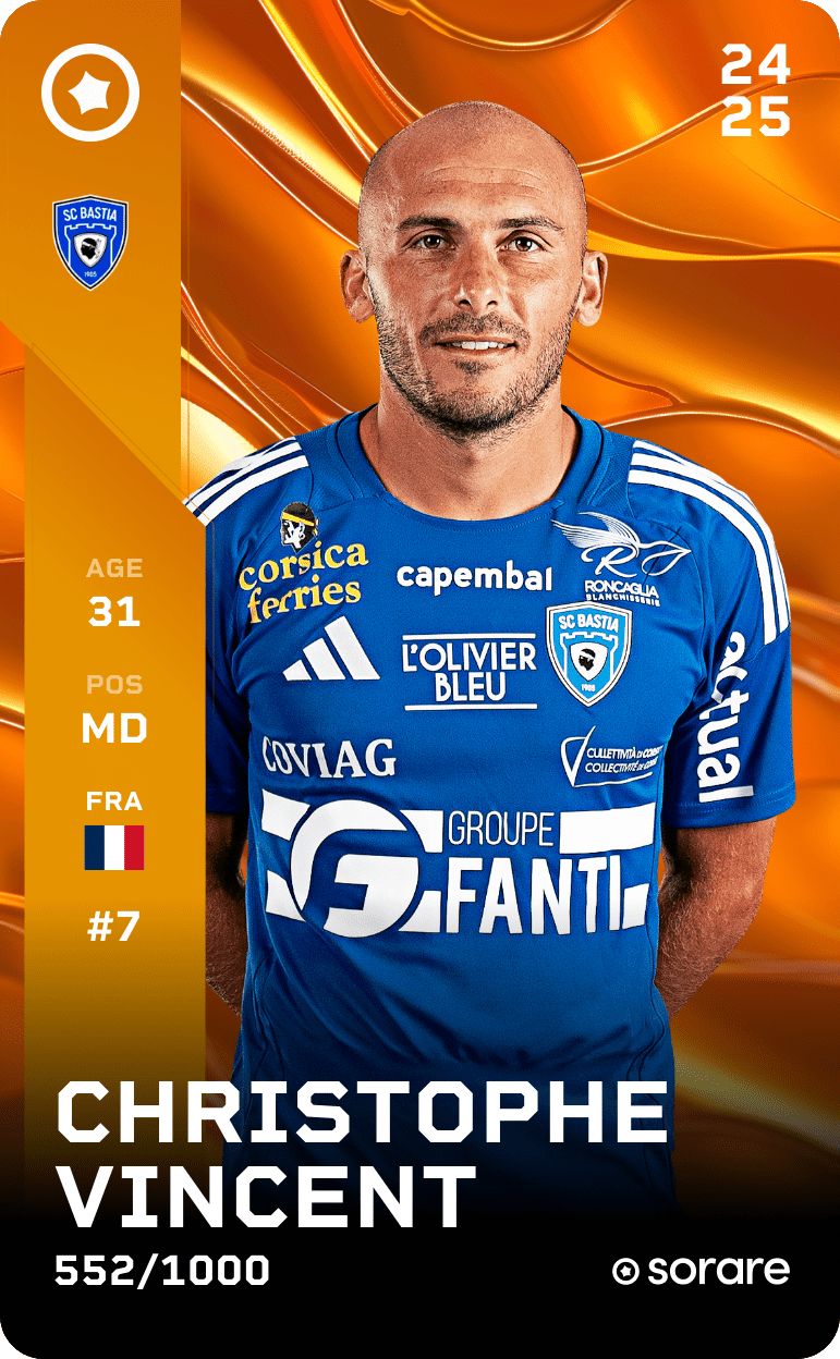 Christophe Vincent 2024-25 • Limited 552/1000