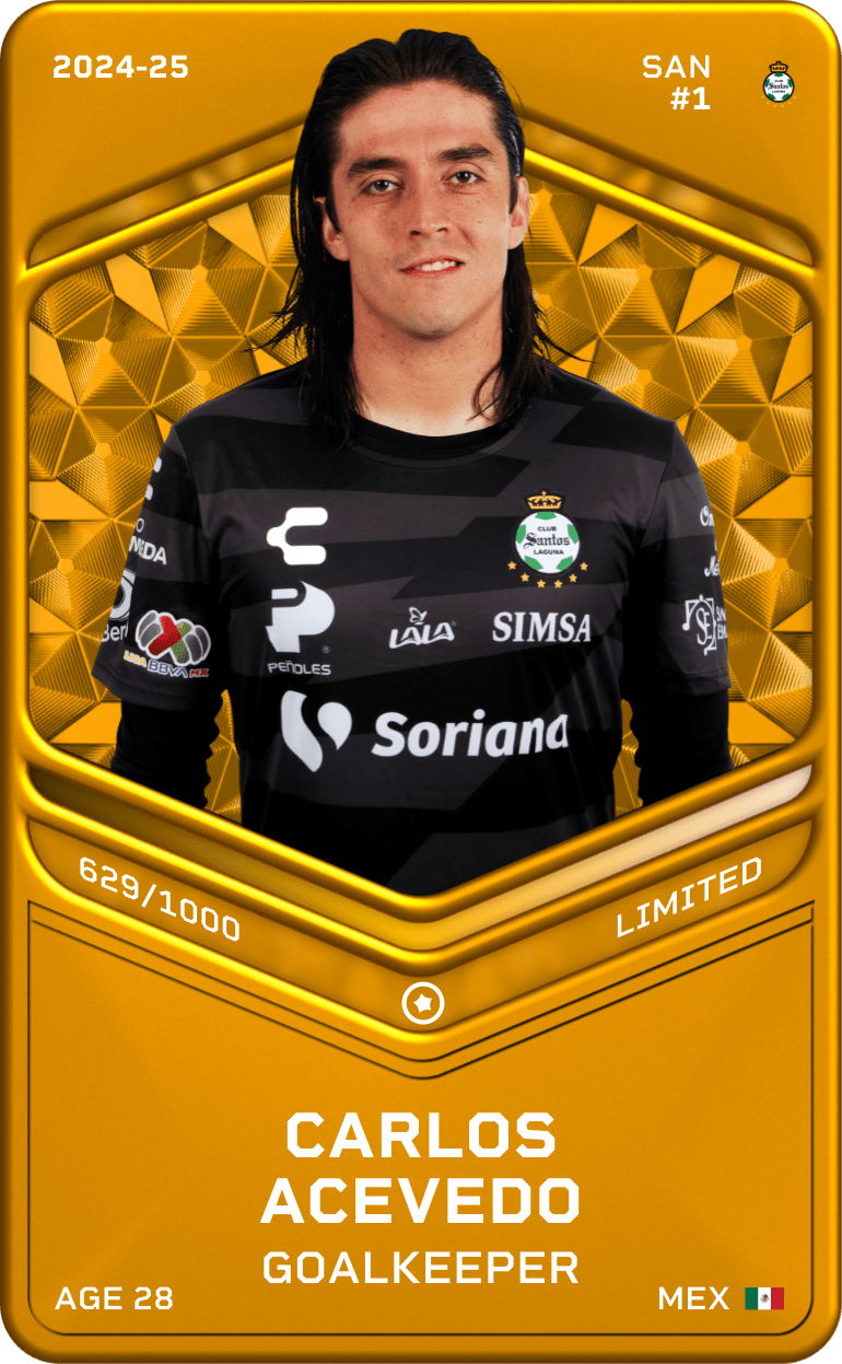 Carlos Acevedo 2024-25 • Limited 629/1000