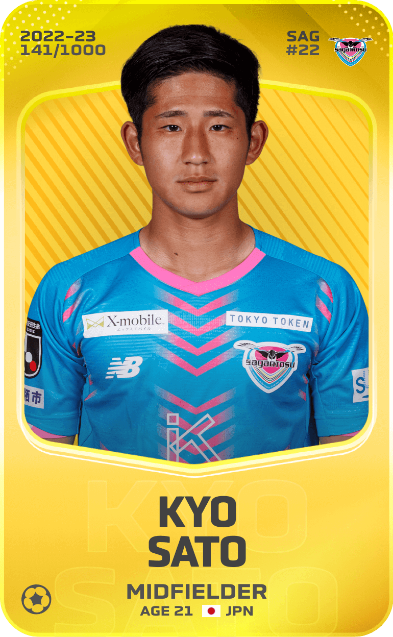 Kyo Sato 2022-23 • Limited 141/1000