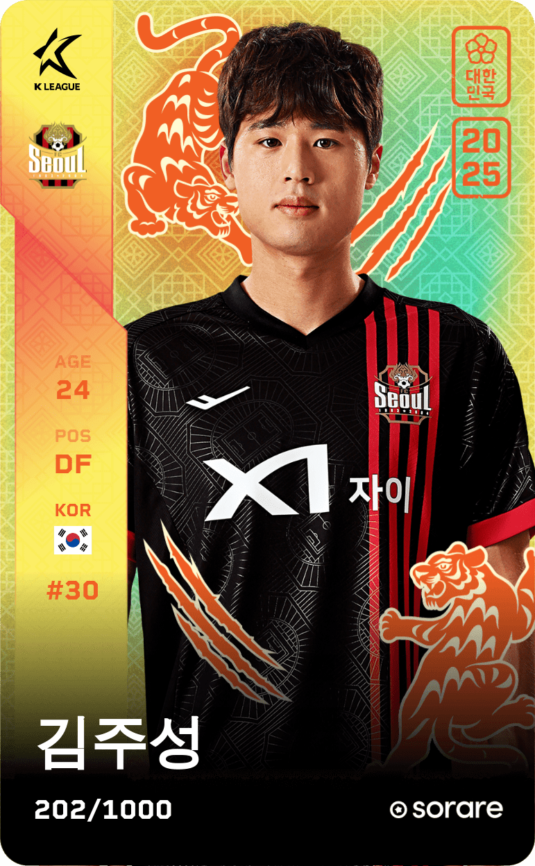 Kim Ju-Sung 2025-26 • Limited 202/1000