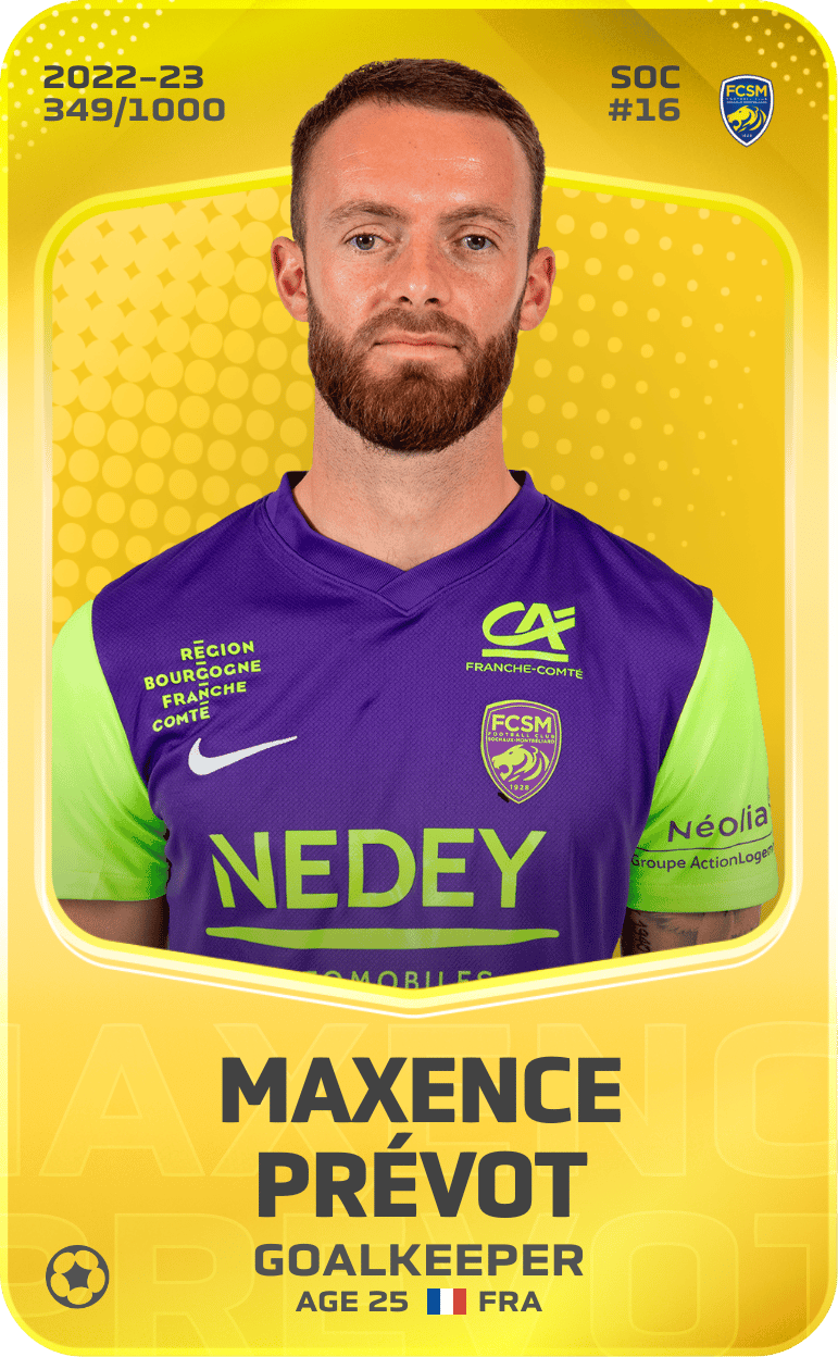 Maxence Prévot 2022-23 • Limited 349/1000