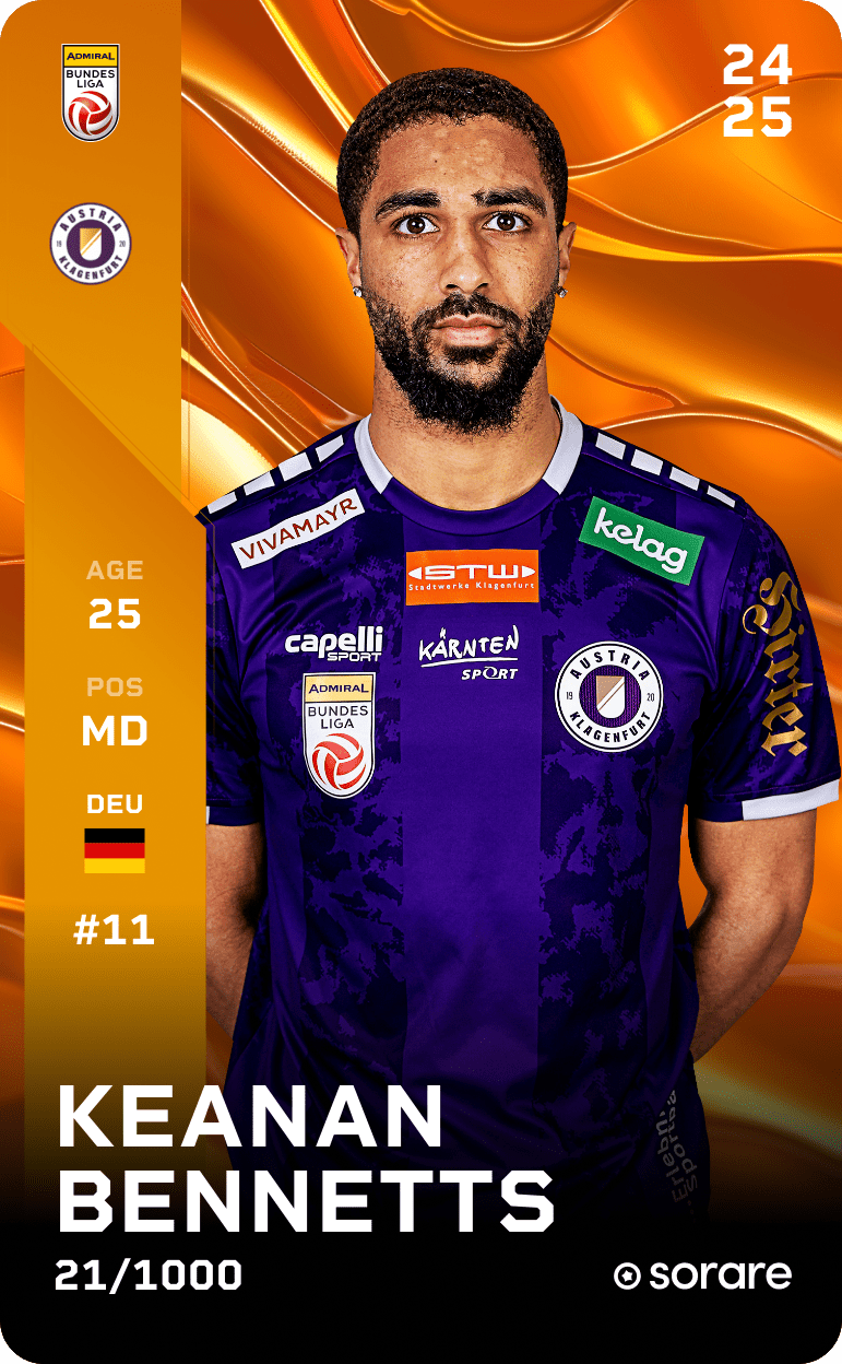 Keanan Bennetts 2024-25 • Limited 21/1000