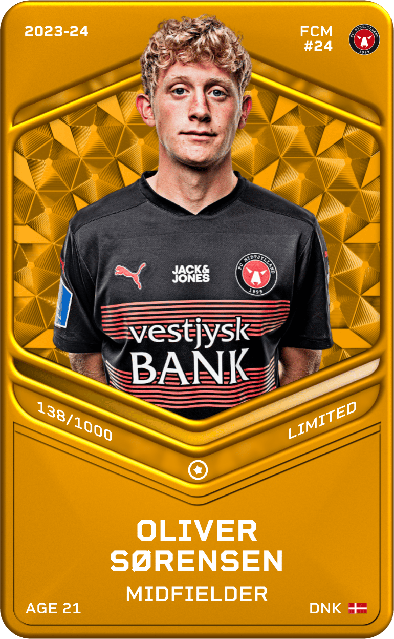 Oliver Sørensen 2023-24 • Limited 138/1000