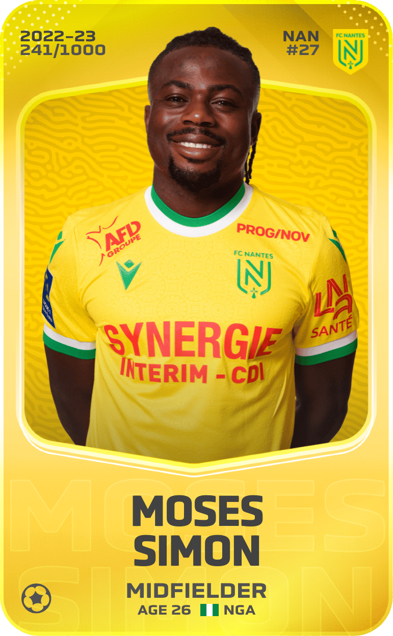 Moses Simon 2022-23 • Limited 241/1000