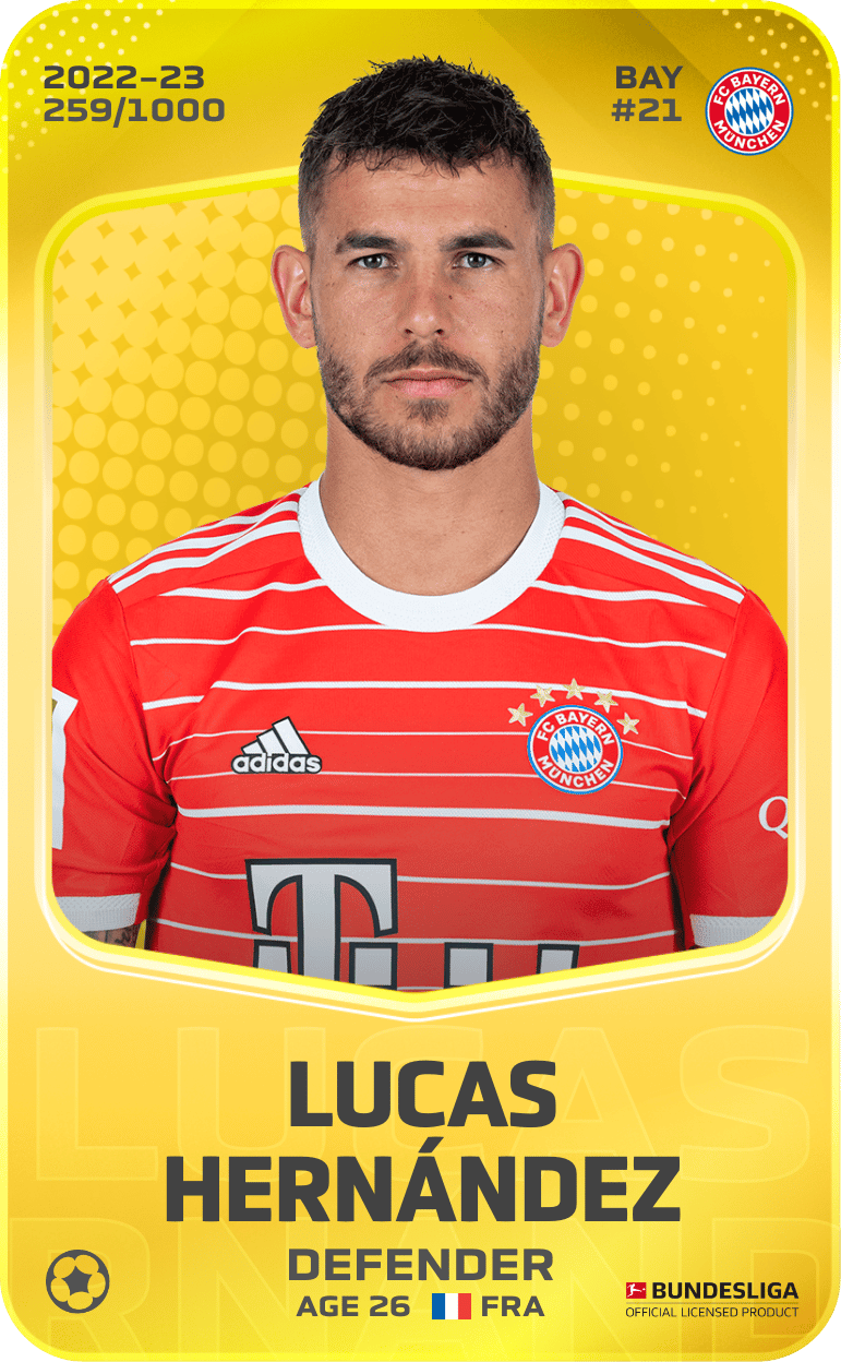 Lucas Hernández 2022-23 • Limited 259/1000