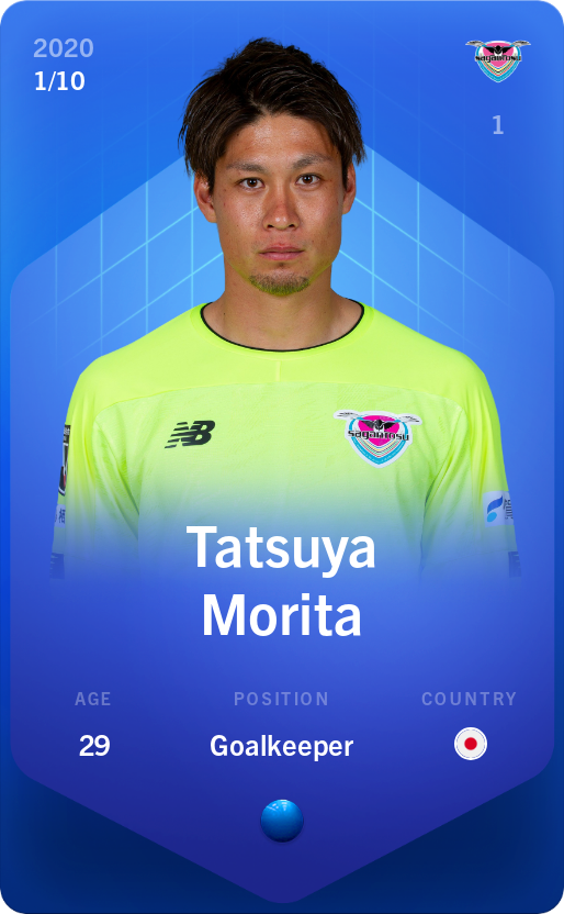 Sorare - Sorare Official - Tatsuya Morita 2020-21 • Super Rare 1/10 - NFT # 56624955239767777518760248708359416381777467383763575537046712707206760388232