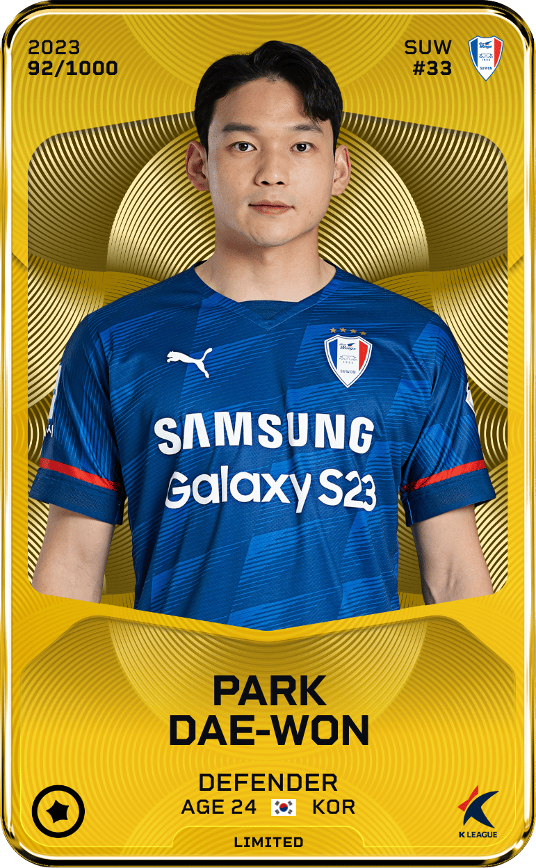 Park Dae-Won 2023-24 • Limited 92/1000