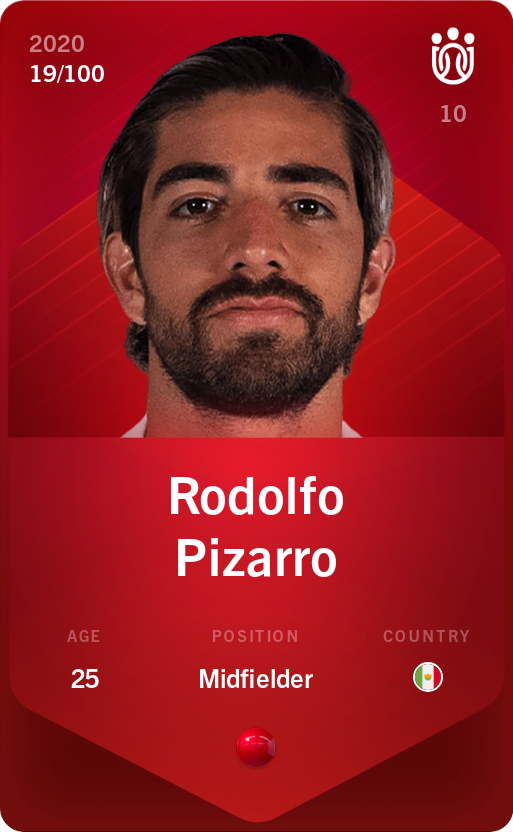 Sorare - Sorare Official - Rodolfo Pizarro 2020-21 • Rare 19/100 - NFT # 11650473139930300875958899011953196206230276063508049769554324165847247817191