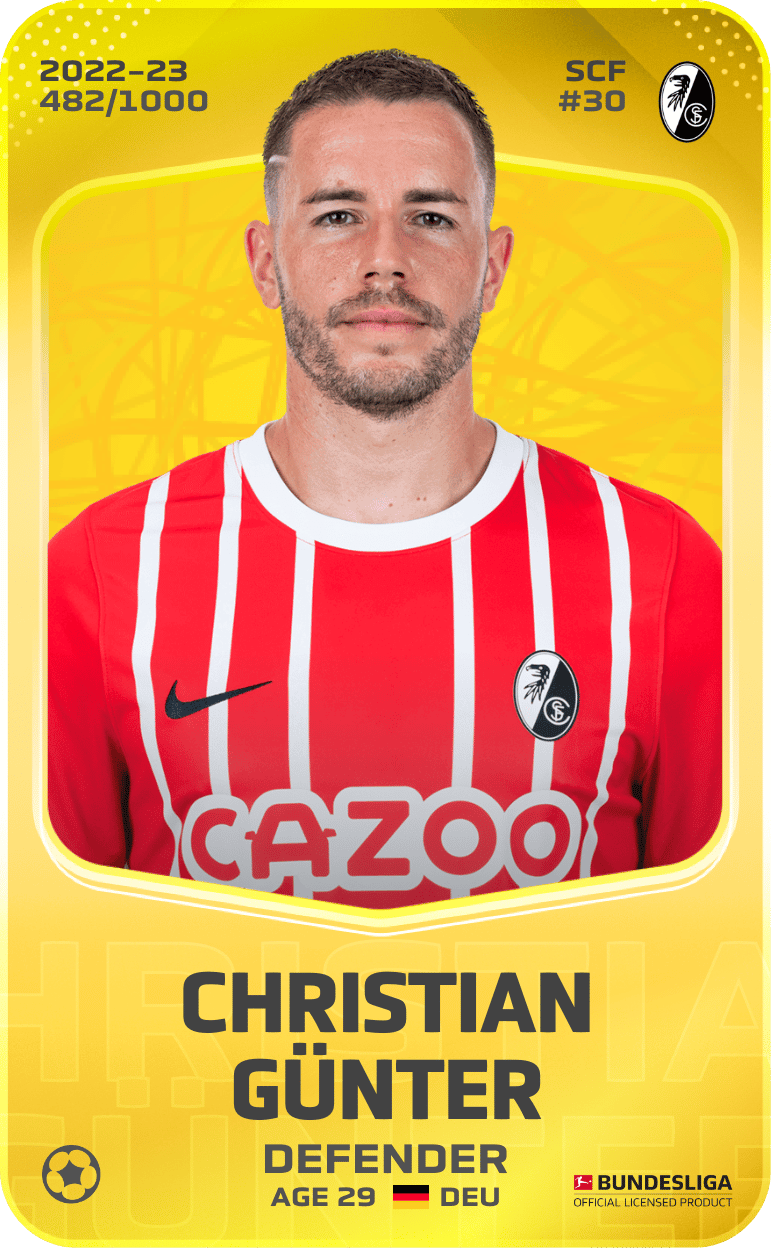 Christian Günter 2022-23 • Limited 482/1000