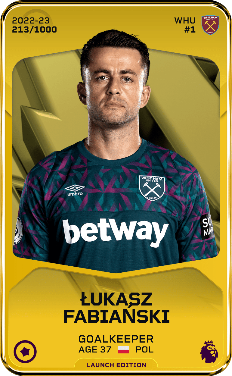 Łukasz Fabiański 2022-23 • Limited 213/1000
