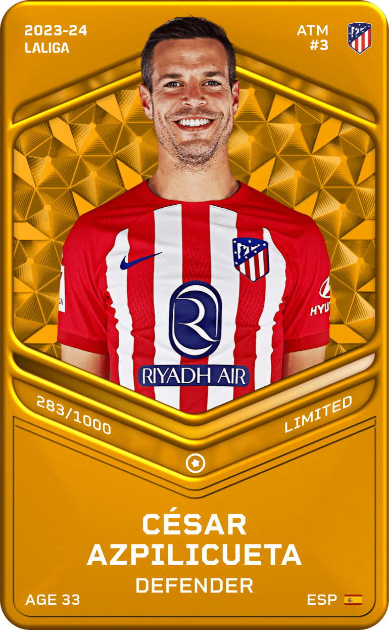 César Azpilicueta 2023-24 • Limited 283/1000
