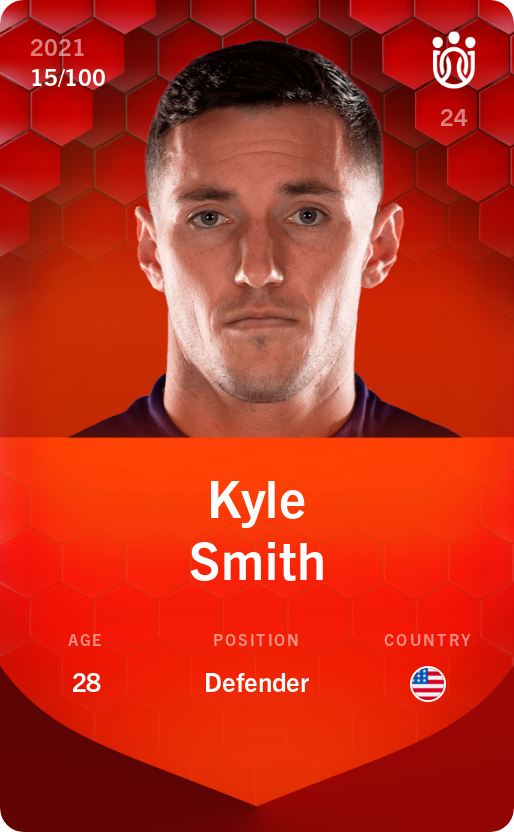 Sorare - Sorare Official - Kyle Smith 2021-22 • Rare 15/100 - NFT # 102565405413140464514379152407009529405178801788284855722752030350783723467752