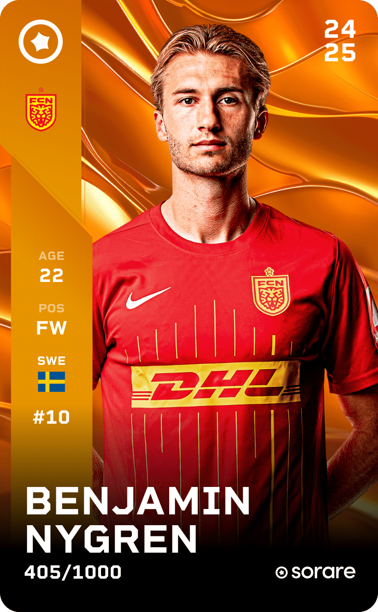 Benjamin Nygren 2024-25 • Limited 405/1000