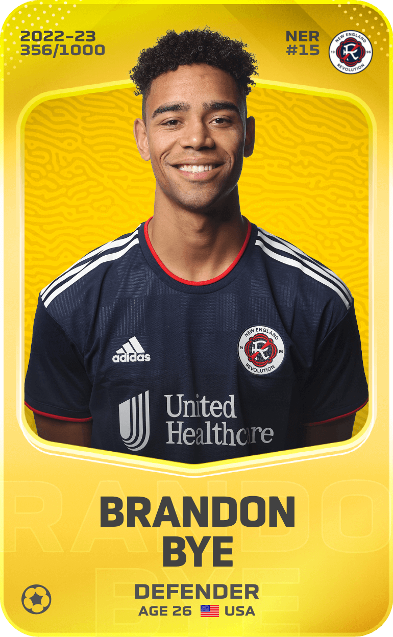 Brandon Bye 2022-23 • Limited 356/1000