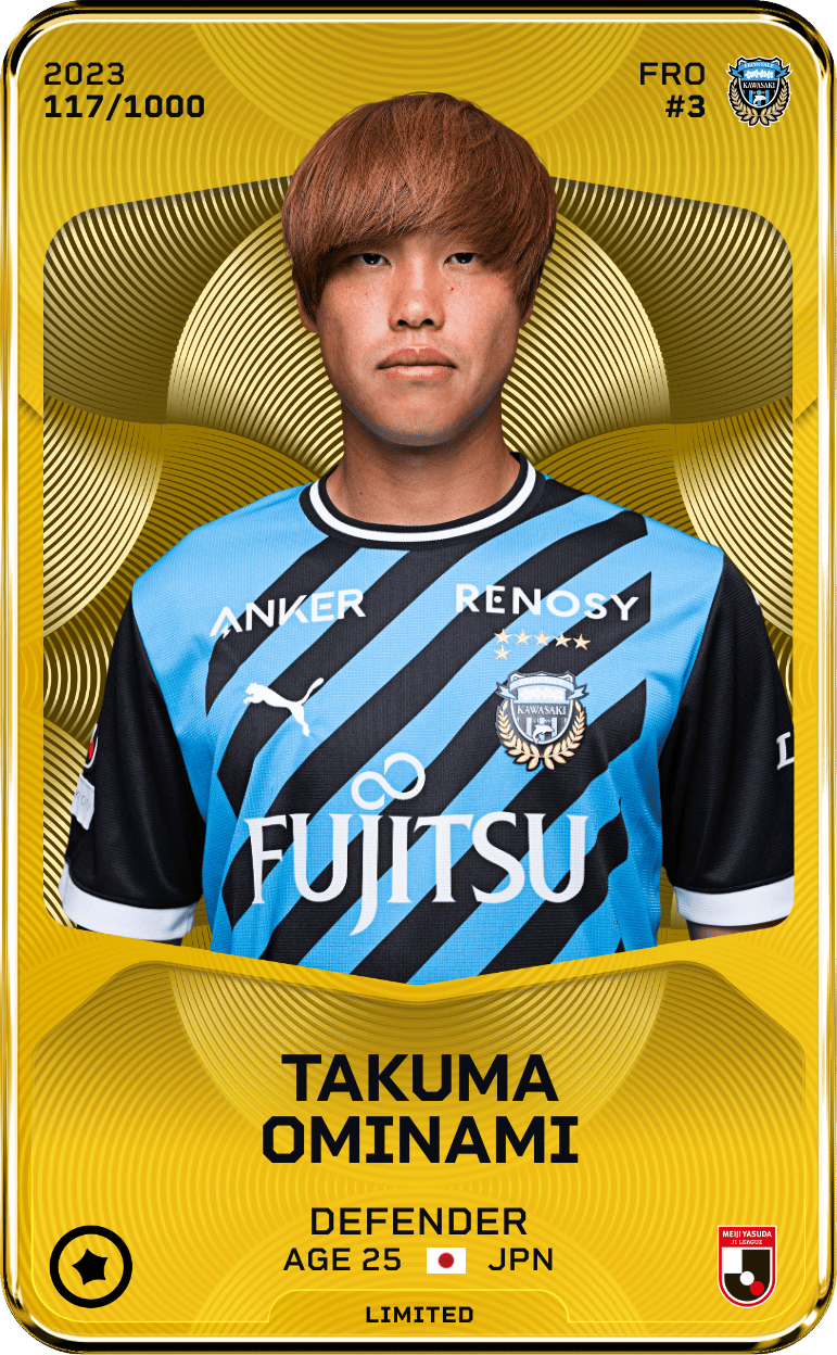 Takuma Ominami 2023-24 • Limited 117/1000