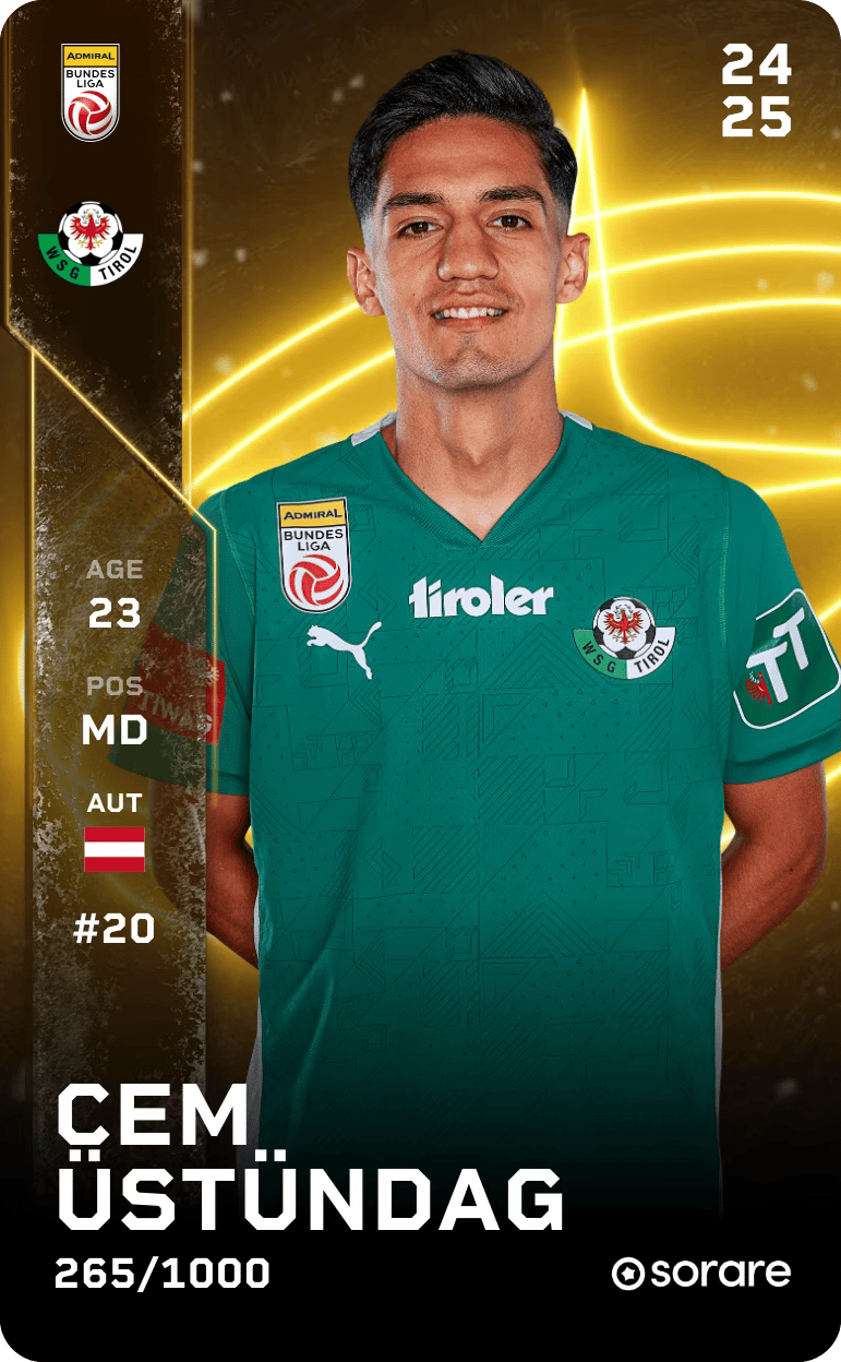 Cem Üstündag 2024-25 • Limited 265/1000