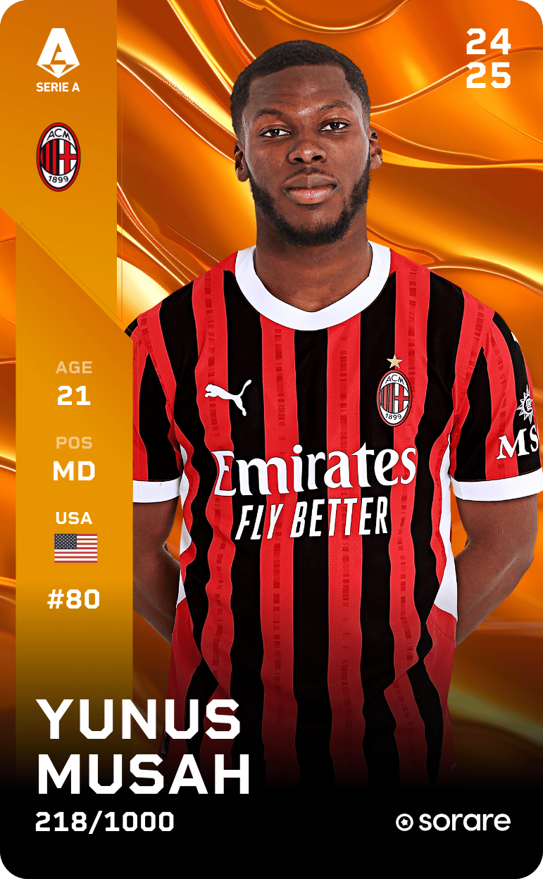 Yunus Musah 2024-25 • Limited 218/1000