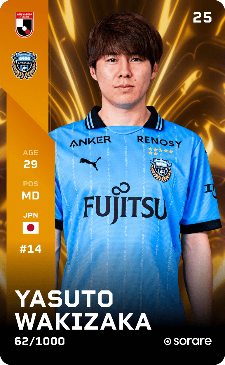 Yasuto Wakizaka 2025-26 • Limited 62/1000
