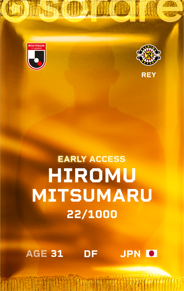 HIROMU MITSUMARU 2025-26 • Limited 22/1000