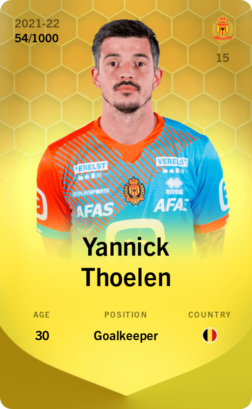 Yannick Thoelen 2021-22 • Limited 54/1000