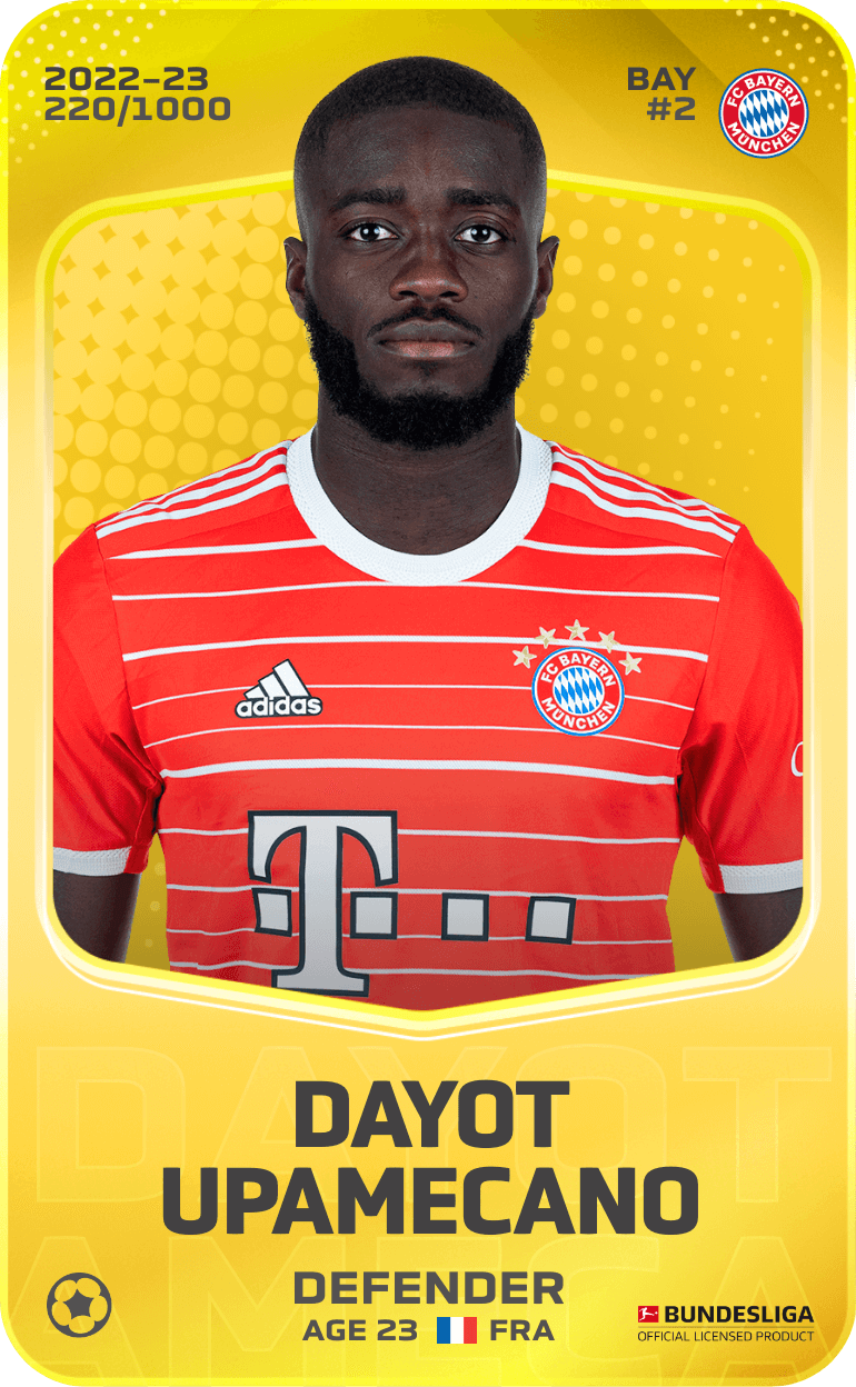 Dayot Upamecano 2022-23 • Limited 220/1000