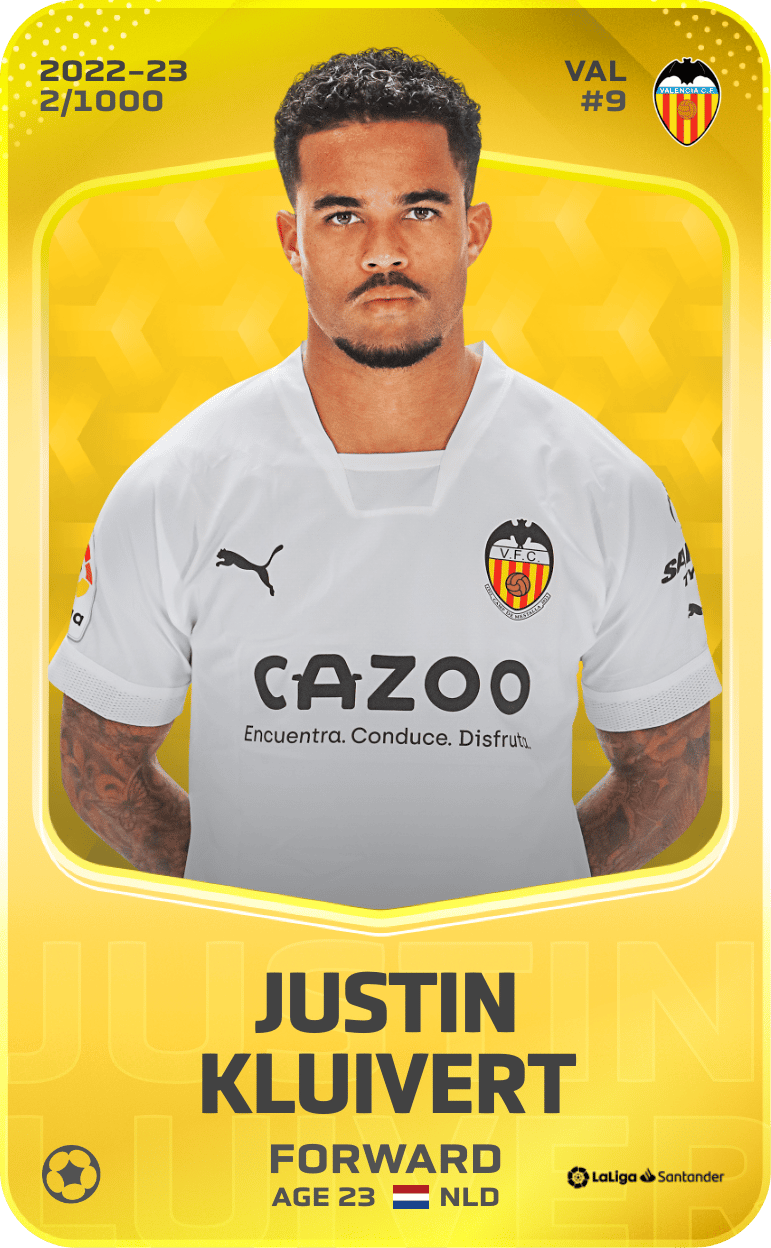 Justin Kluivert 2022-23 • Limited 2/1000