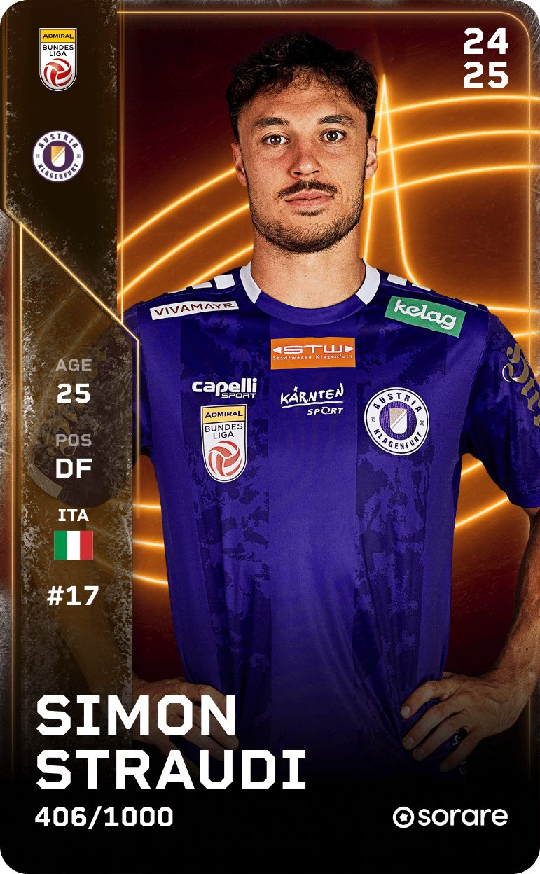 Simon Straudi 2024-25 • Limited 406/1000