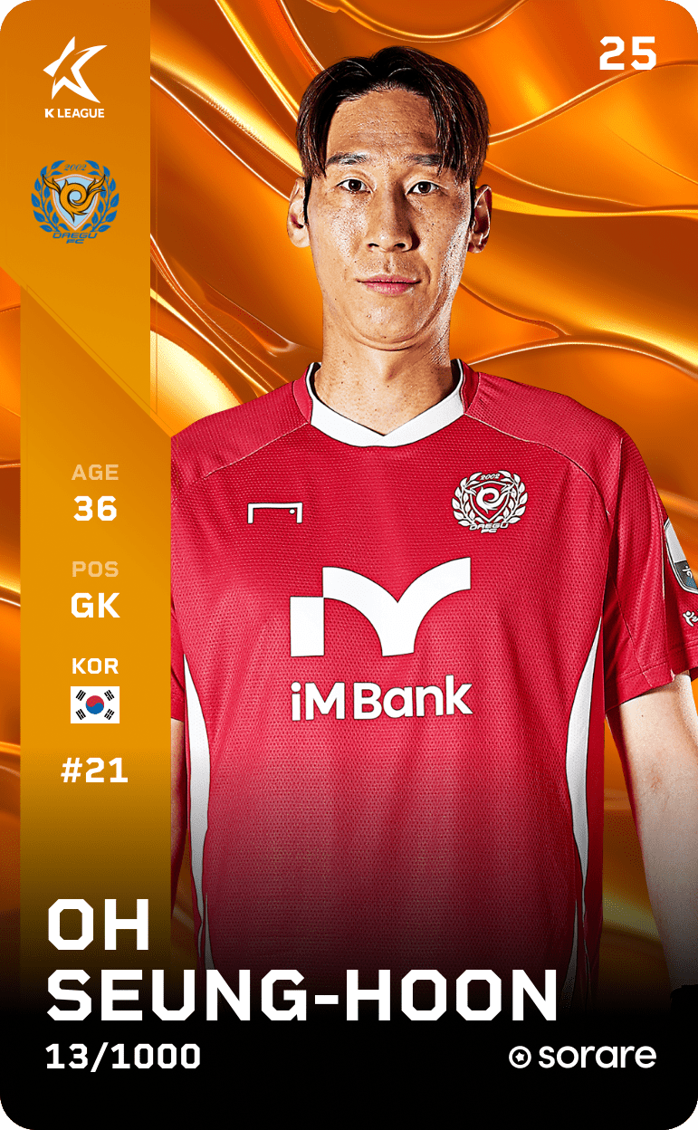 Oh Seung-Hoon 2025-26 • Limited 13/1000