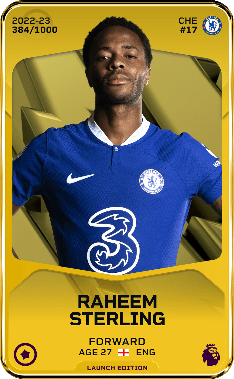 Raheem Sterling 2022-23 • Limited 384/1000