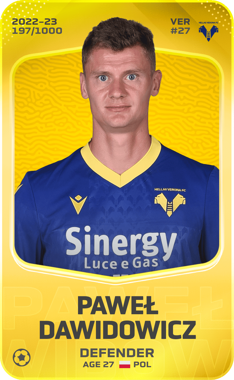 Paweł Dawidowicz 2022-23 • Limited 197/1000
