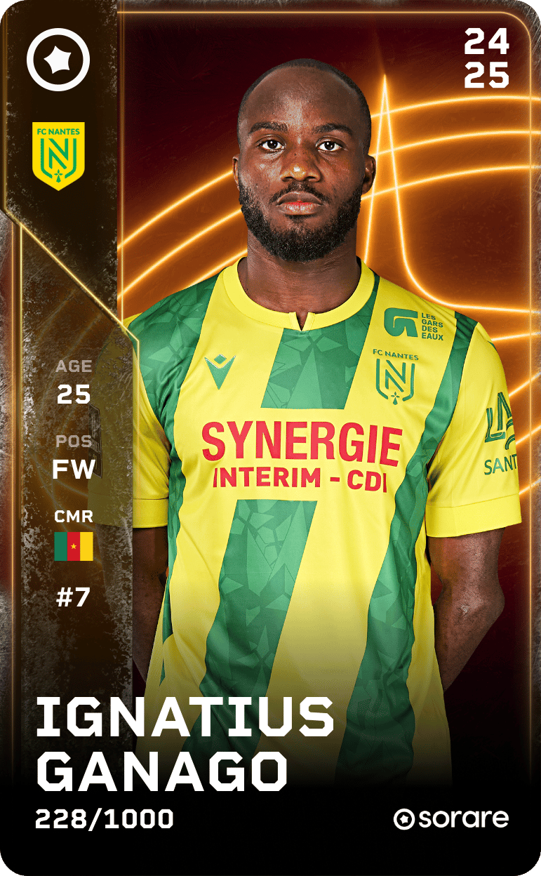 Ignatius Ganago 2024-25 • Limited 228/1000