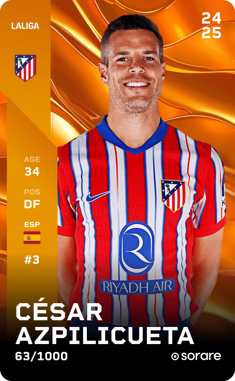 César Azpilicueta 2024-25 • Limited 63/1000