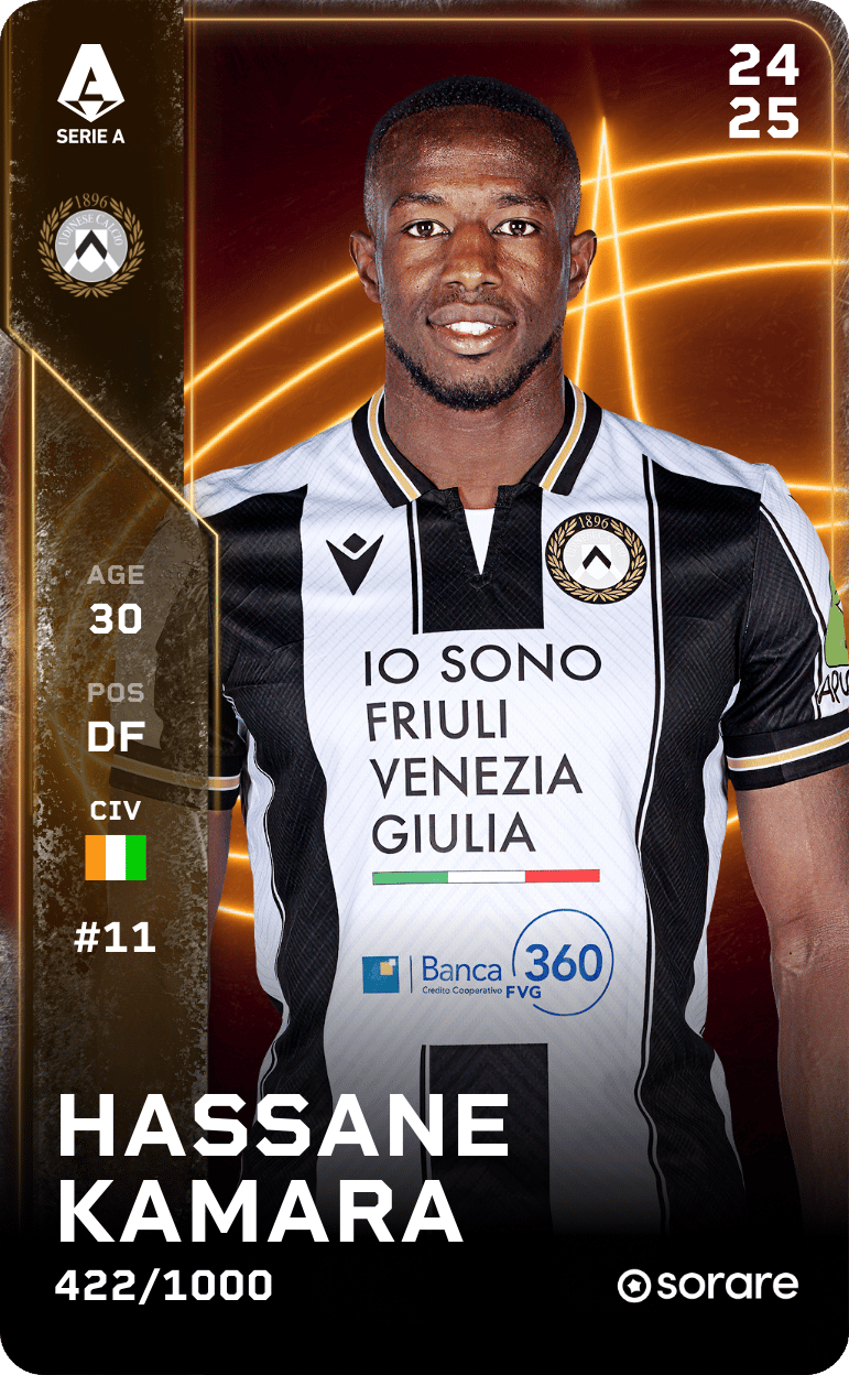 Hassane Kamara 2024-25 • Limited 422/1000