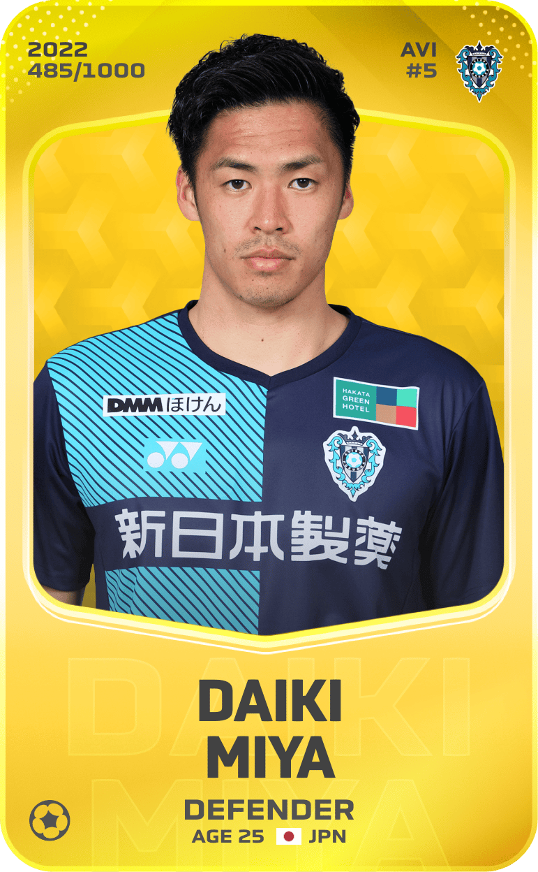 Daiki Miya 2022-23 • Limited 485/1000