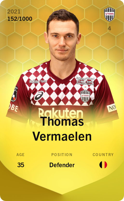 Thomas Vermaelen 2021-22 • Limited 152/1000