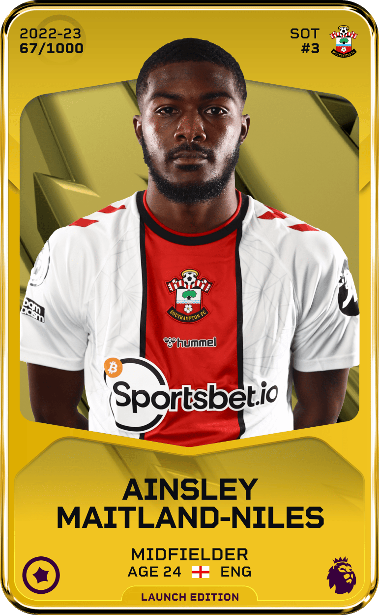 Ainsley Maitland-Niles 2022-23 • Limited 67/1000