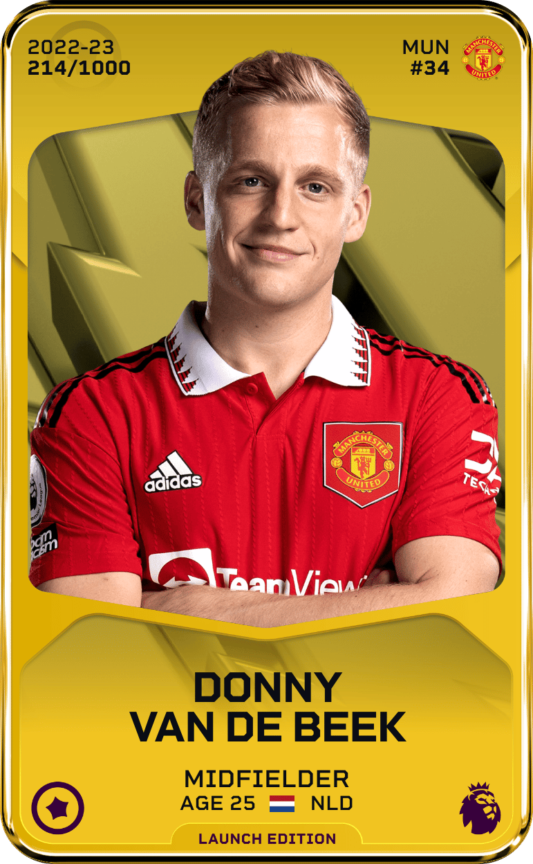 Donny van de Beek 2022-23 • Limited 214/1000