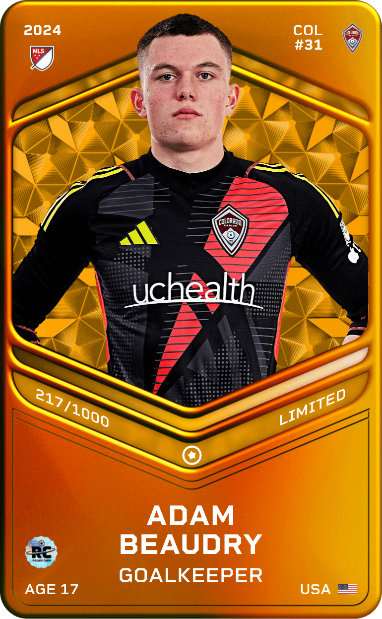 Adam Beaudry 2024-25 • Limited 217/1000