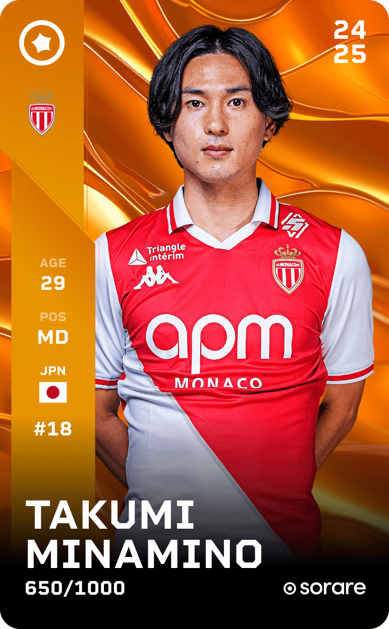 Takumi Minamino 2024-25 • Limited 650/1000