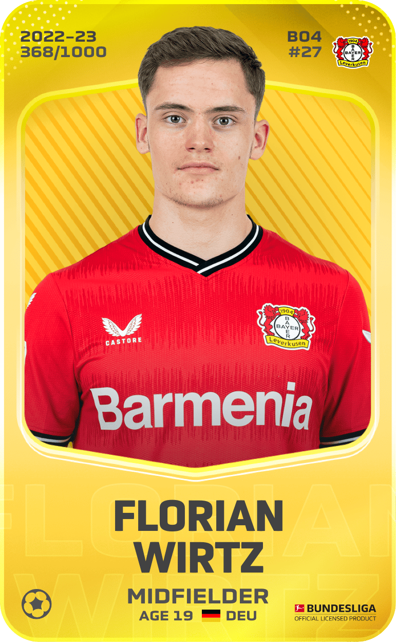 Florian Wirtz 2022-23 • Limited 368/1000