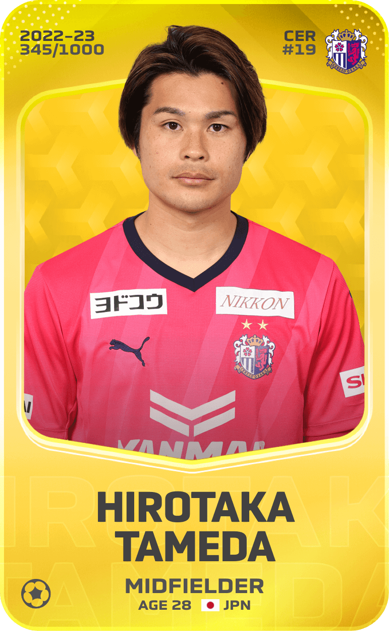 Hirotaka Tameda 2022-23 • Limited 345/1000