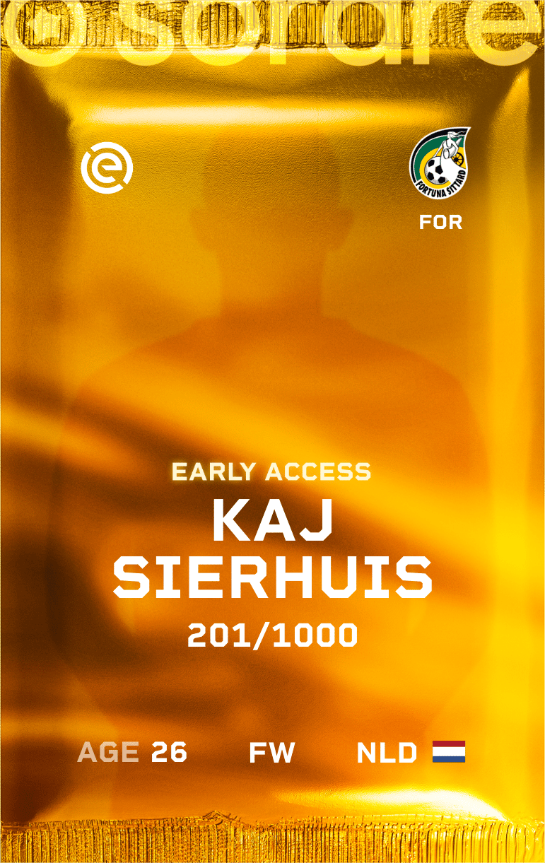 Kaj Sierhuis 2024-25 • Limited 201/1000