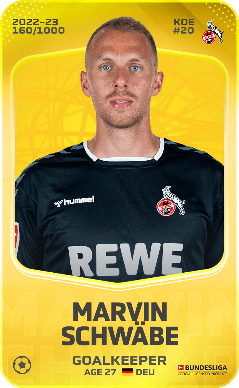 Marvin Schwäbe 2022-23 • Limited 160/1000