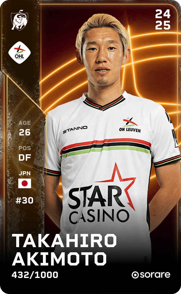 Takahiro Akimoto 2024-25 • Limited 432/1000